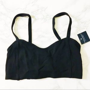 NWT Brandy Melville Black Strappy Back Bralette